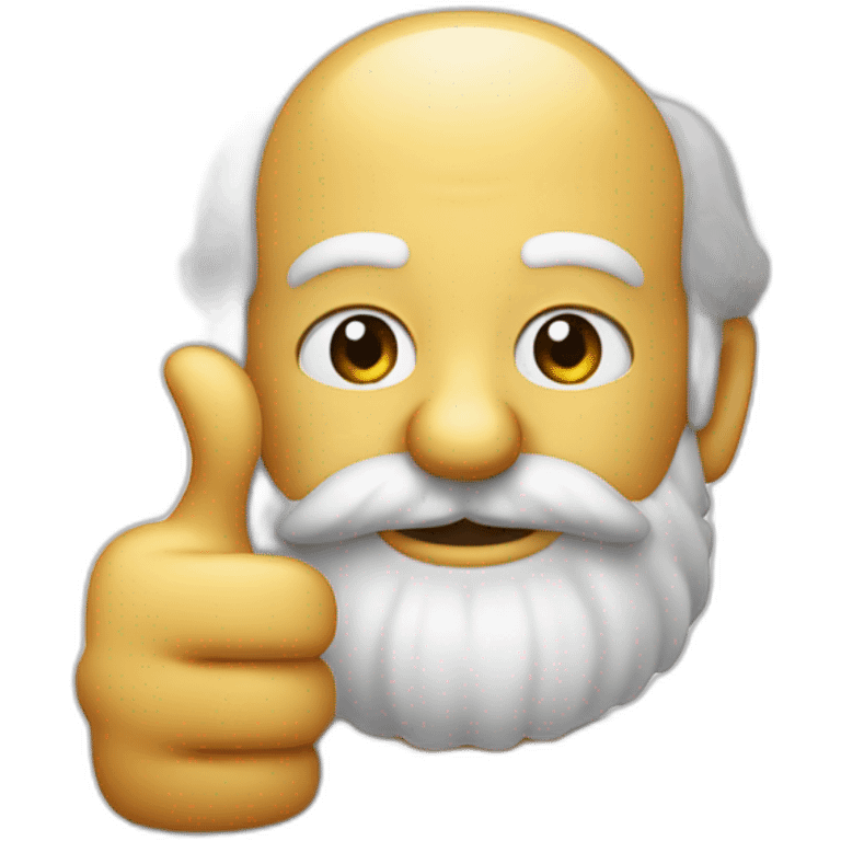 Marx thumbs up emoji