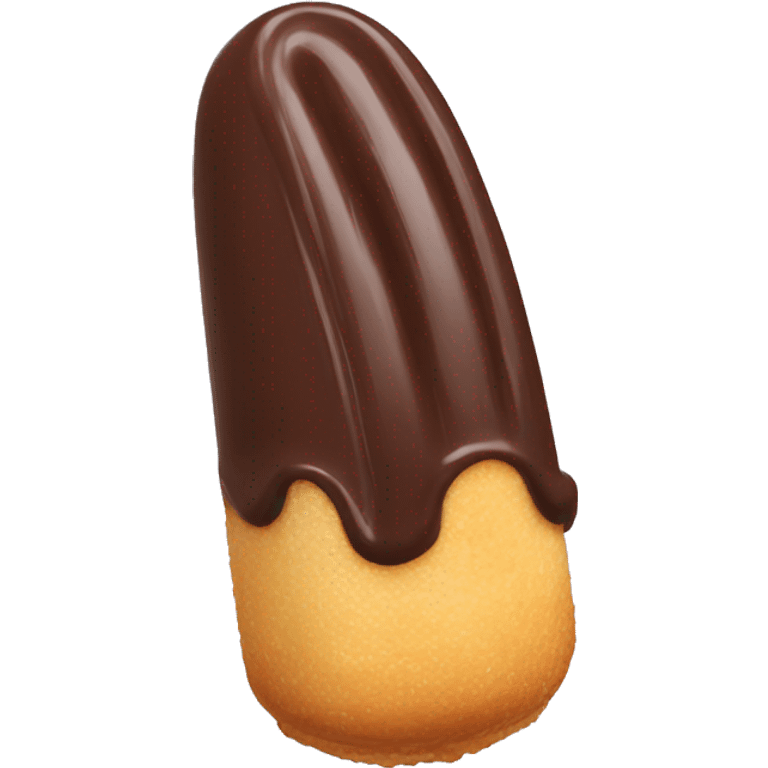 Dipped chocolate churro tip emoji