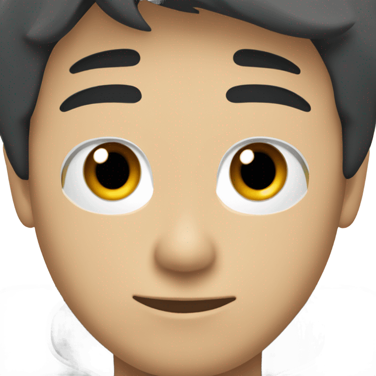 formula one driver, asian, black hair, black eyes, male, round face emoji