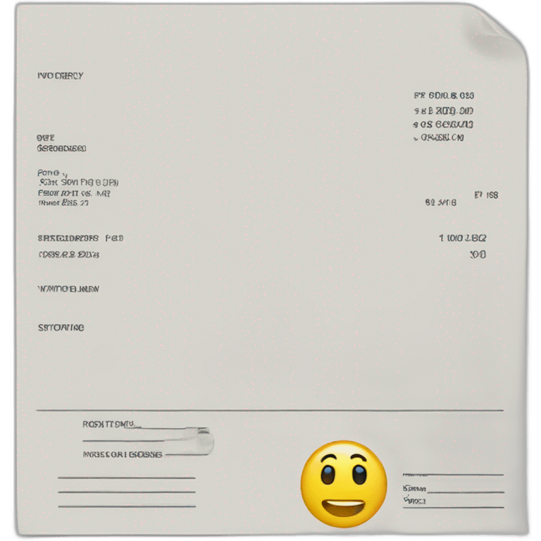 invoice emoji