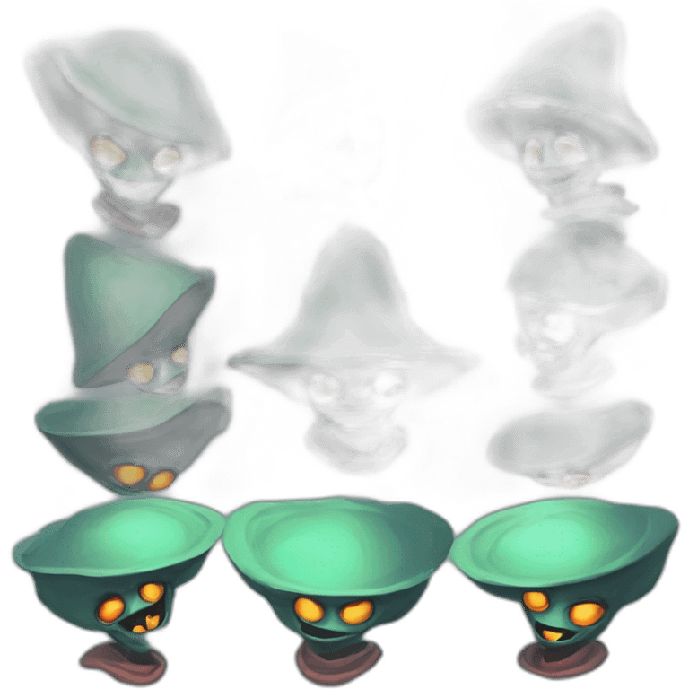 alien chef scifi roguelike rpg style inspired by slay the spire digital art emoji