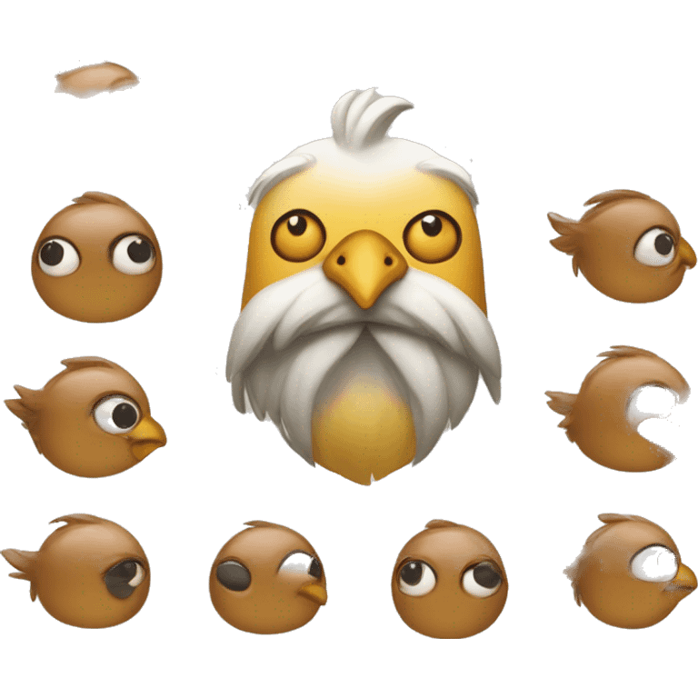 Zwei Hühnereier  emoji