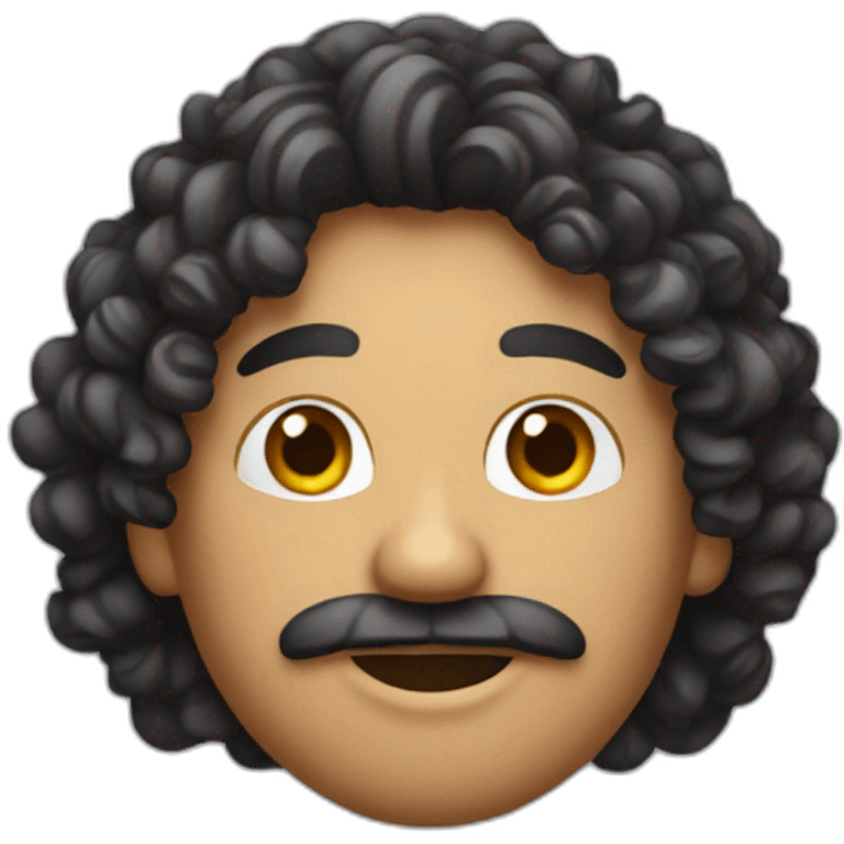 curly mexican-canadian dude emoji