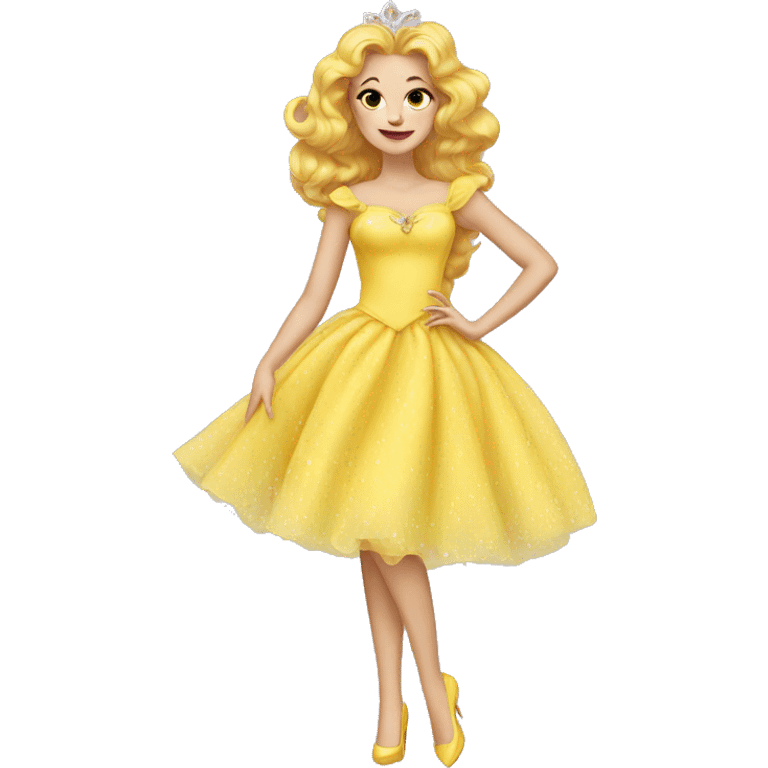 Glinda Yellow dress emoji