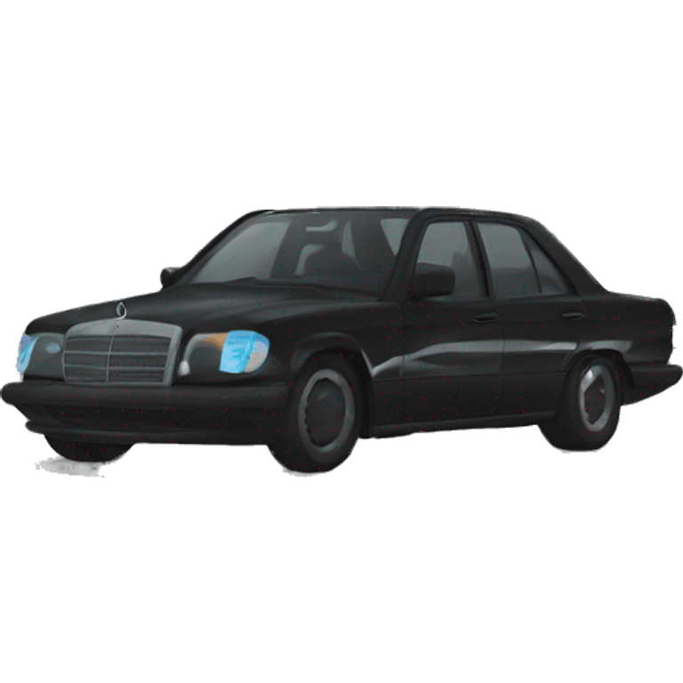 Black Mercedes  emoji