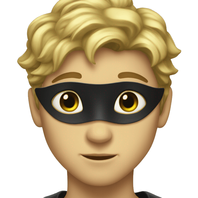 Chat noir au yeux verts  emoji