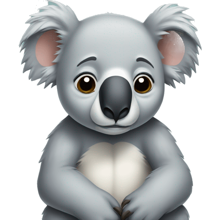 sad koala emoji