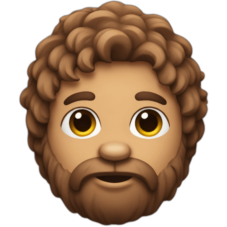 bearded bear emoji