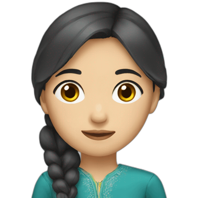 kazakh girl emoji