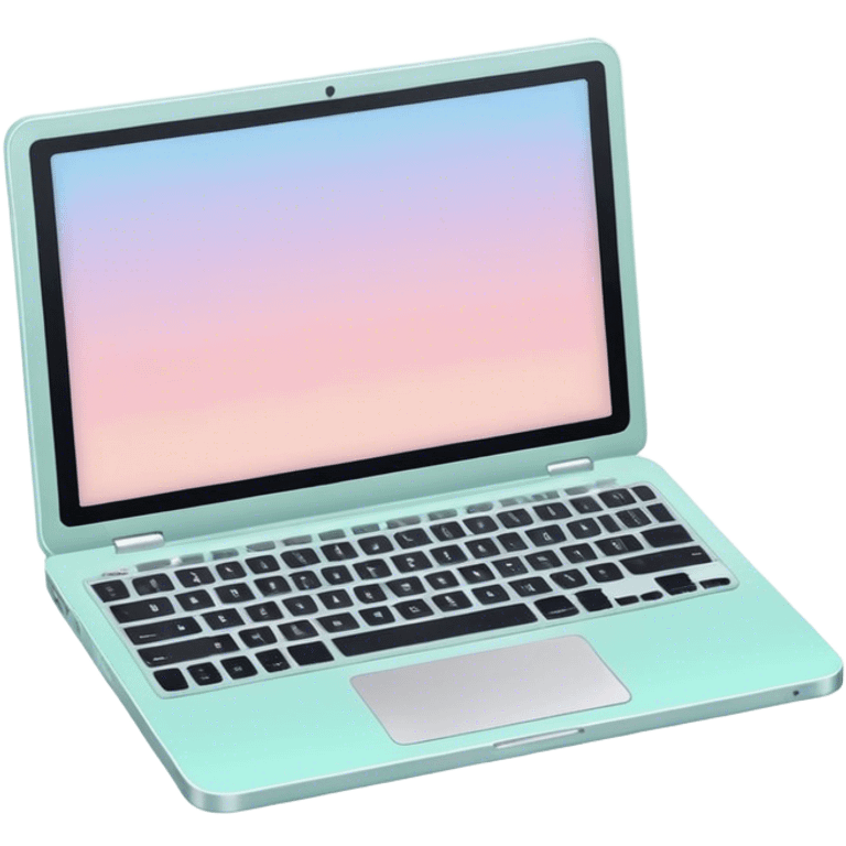 pastel laptop emoji