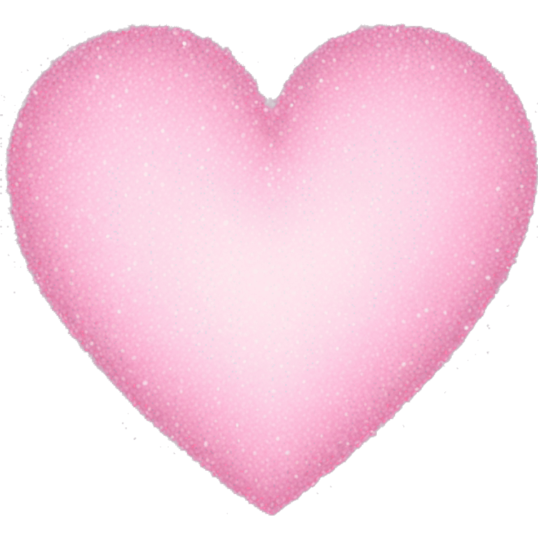 Light pink sparkling heart emoji