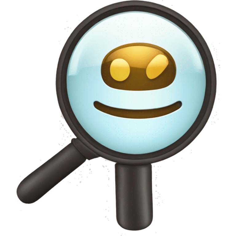 Logo for SAIPEK AI App Entoty recognition, magnifying glass emoji