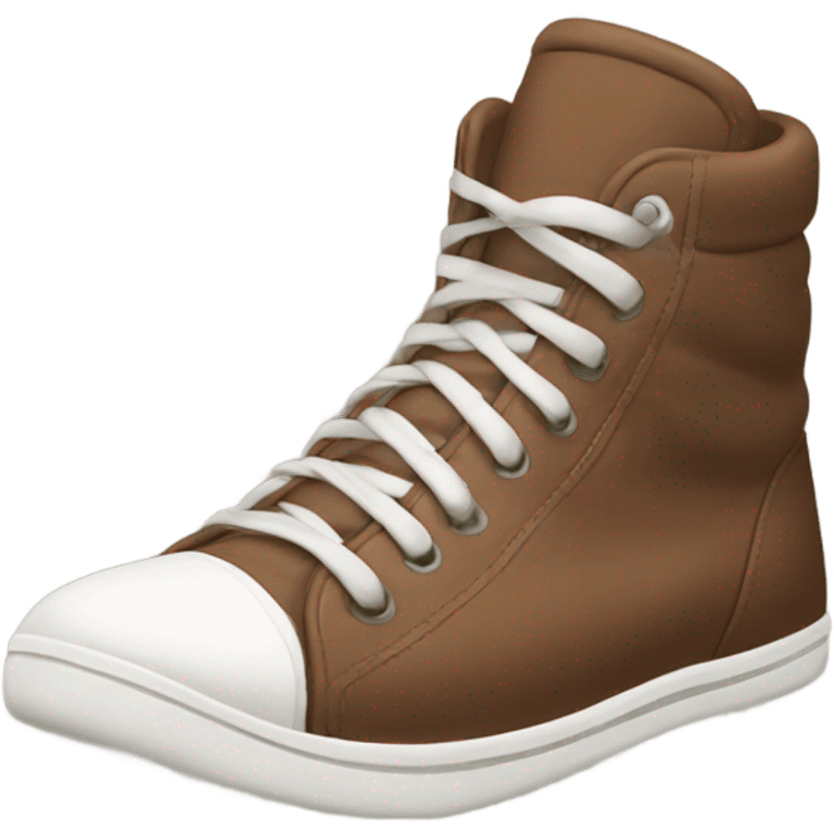 brown sneakers emoji