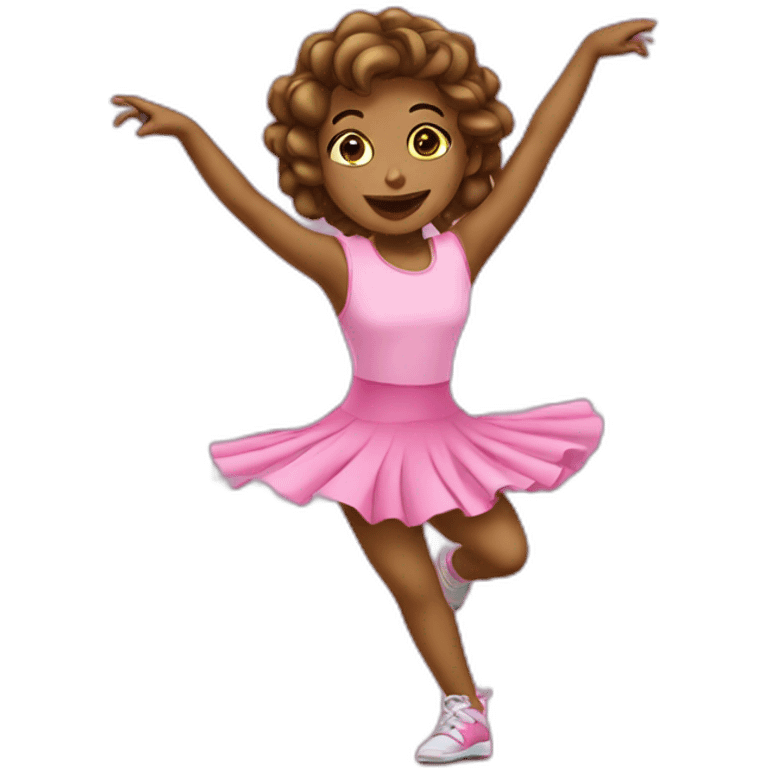 dancing-girl-pink emoji