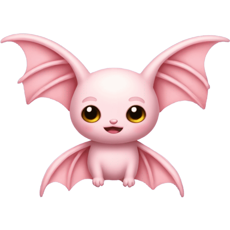 light pink bat  emoji