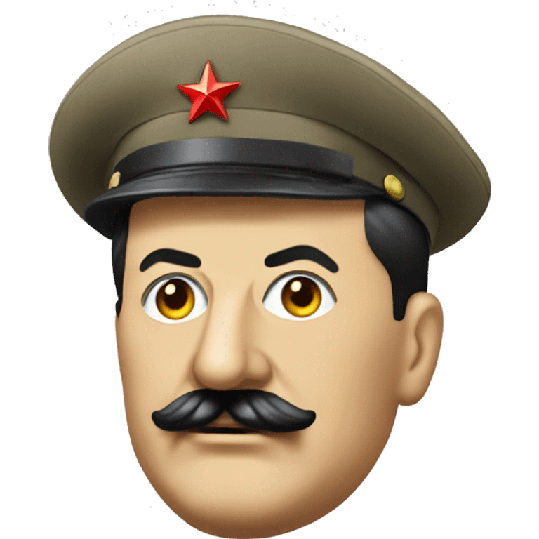 Stalin in a quadrober mask emoji