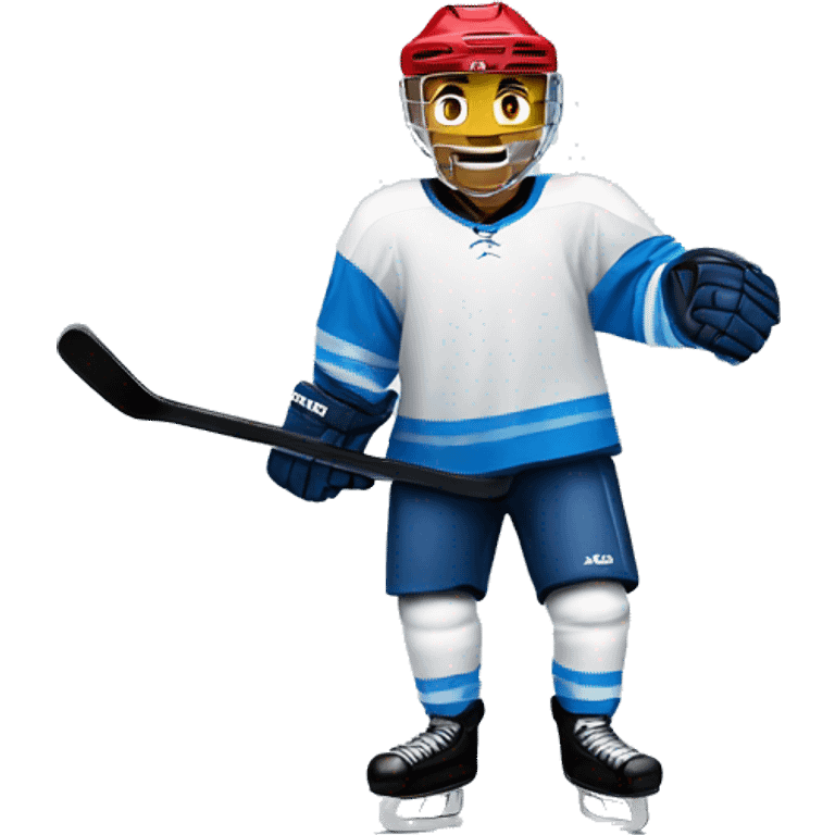 Ice hockey emoji