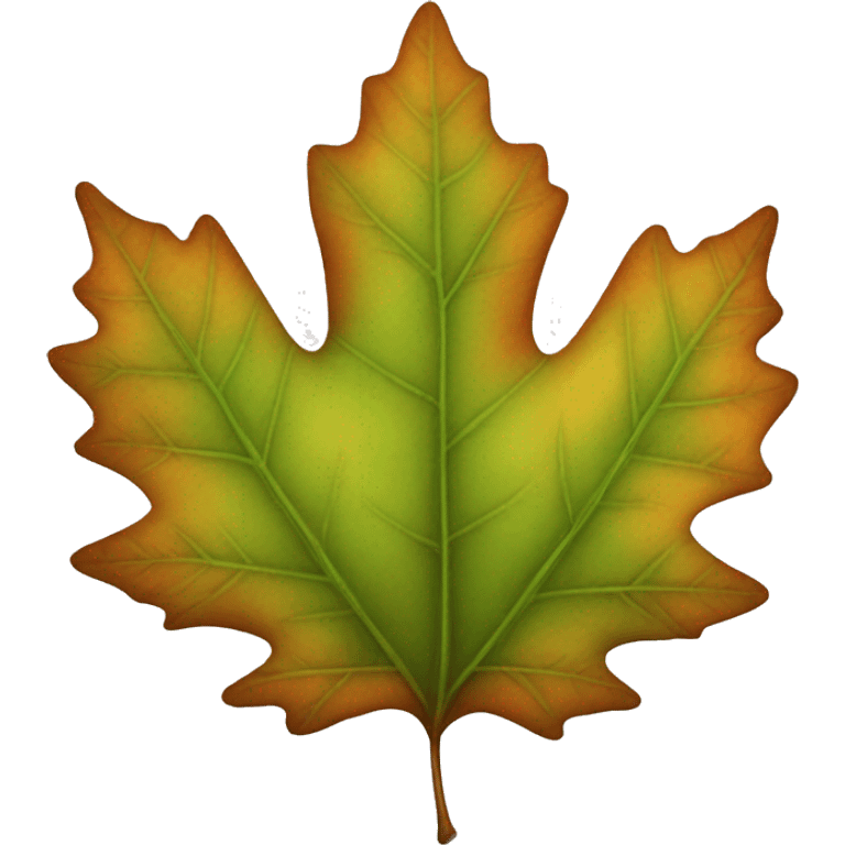 Fall leaf emoji