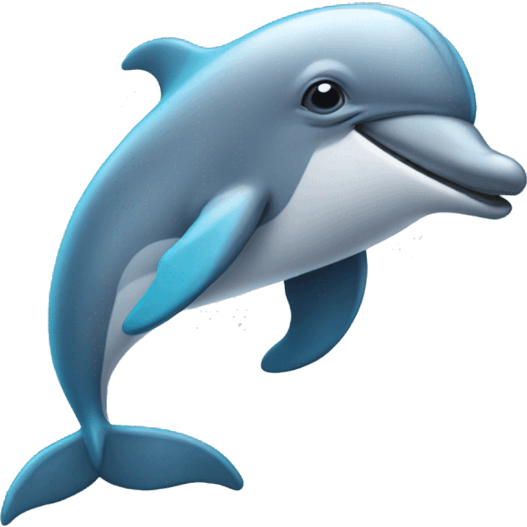 Dolphin wearing a tutu emoji