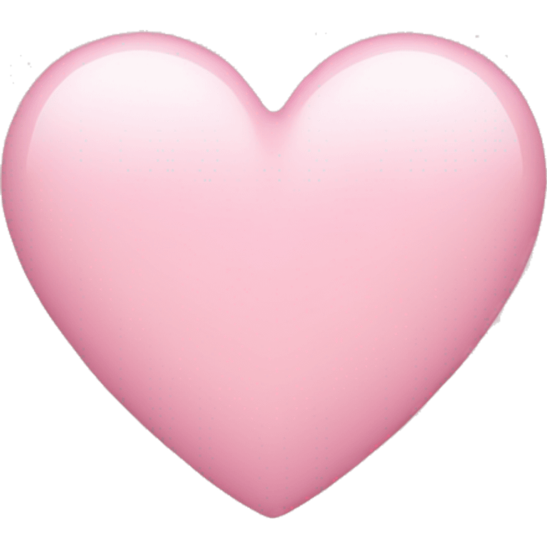 A light pink heart emoji