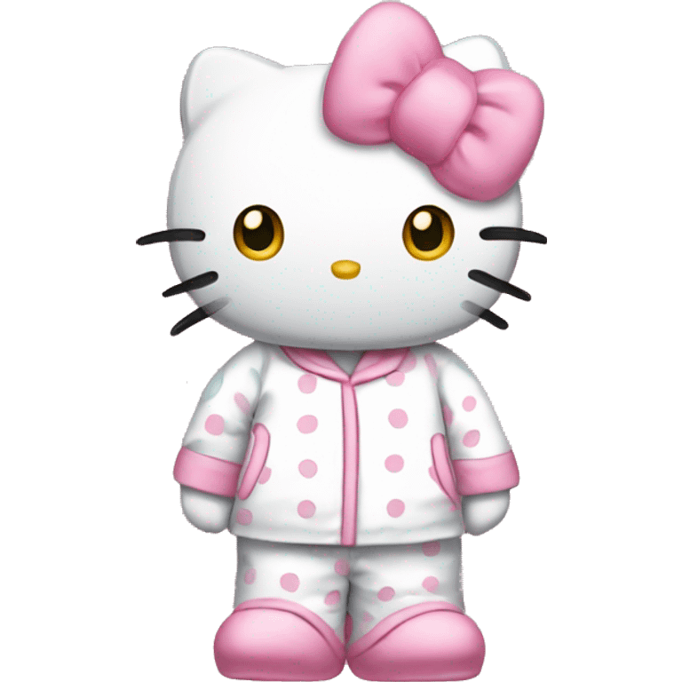 Hello Kitty en pyjama hello kitty  emoji