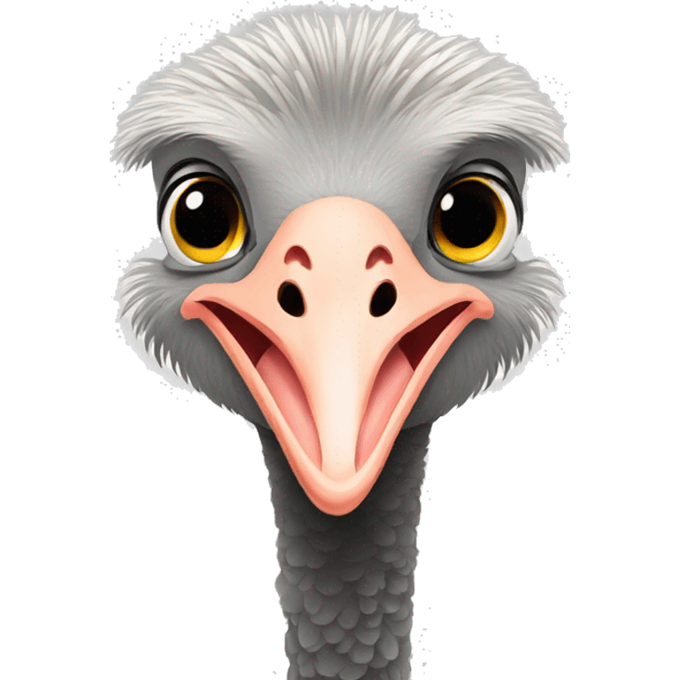 Ostrich emoji