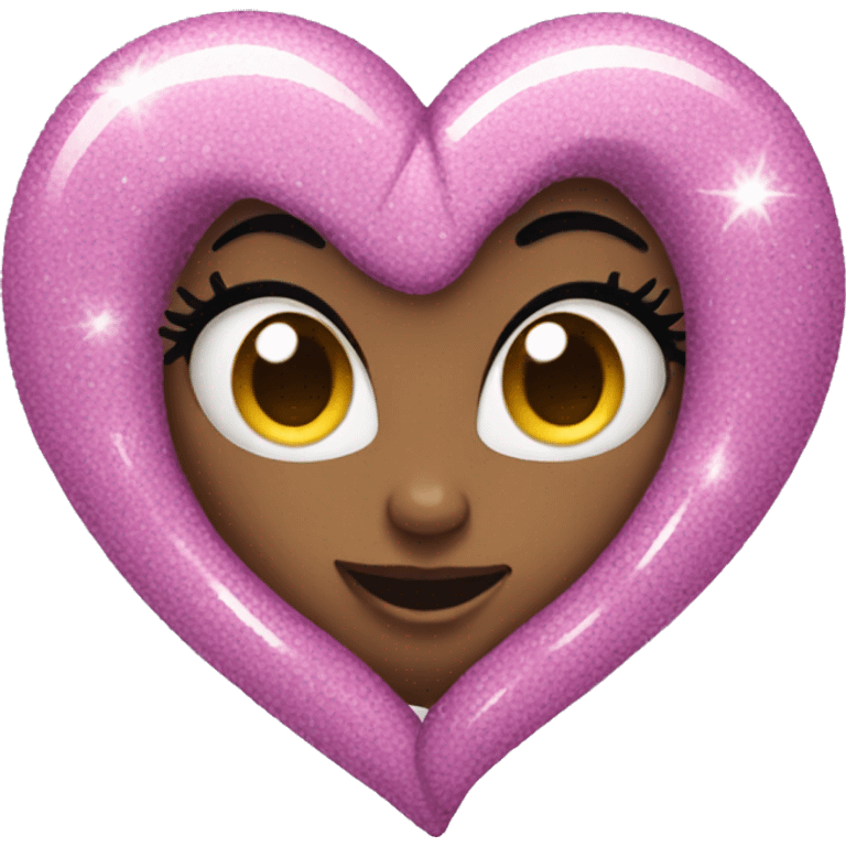 Glamour heart emoji