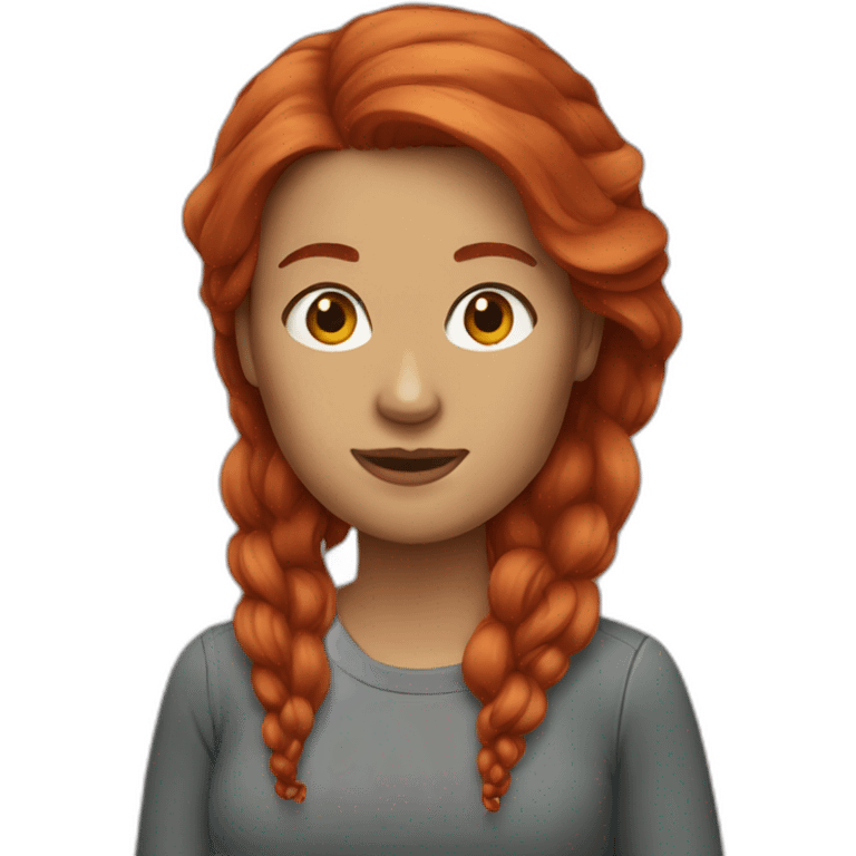 Beard-woman-red-hair emoji