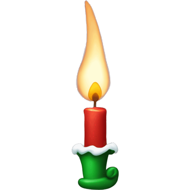 christmas candle emoji