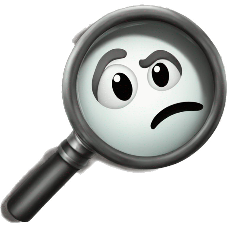 magnifying glass emoji