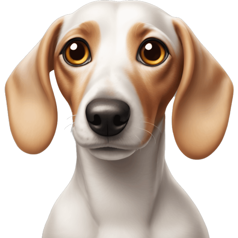 Sausage dog with heterochromia  emoji