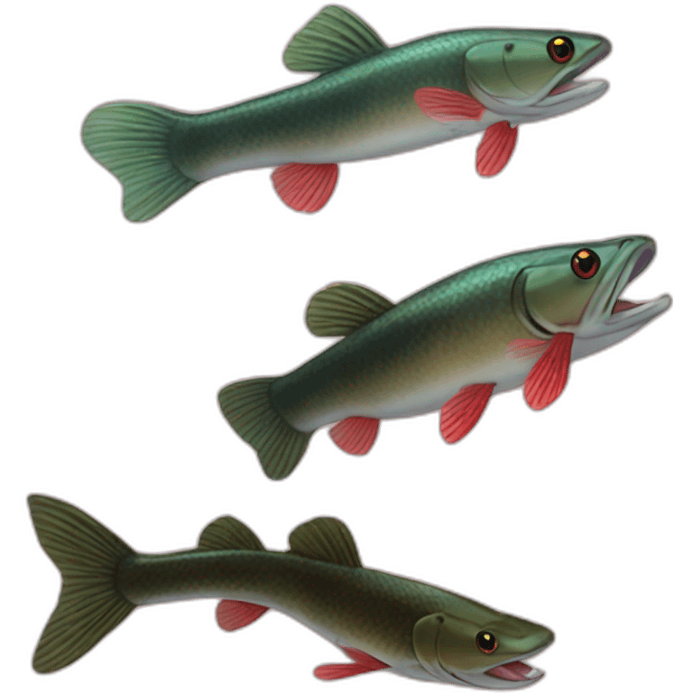 Snakehead+redtail catfish emoji