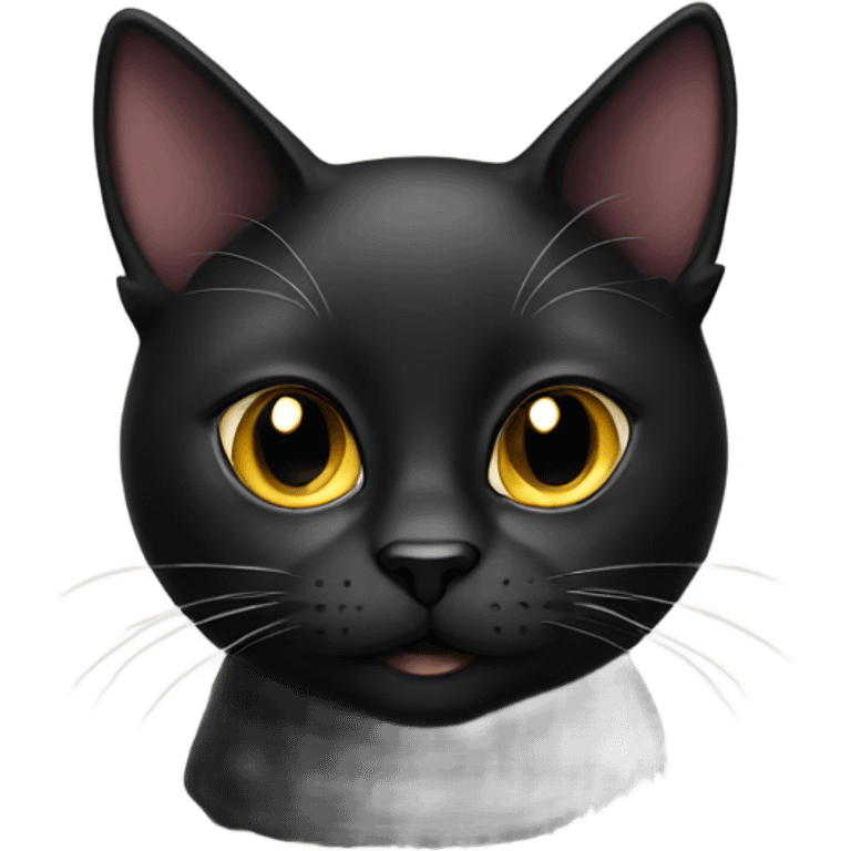 Black cat  emoji