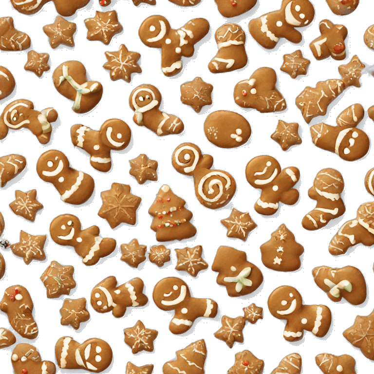 ginger bread christmas emoji