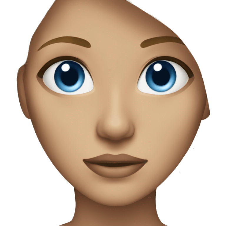 Women  blue eye blonde  hair  emoji