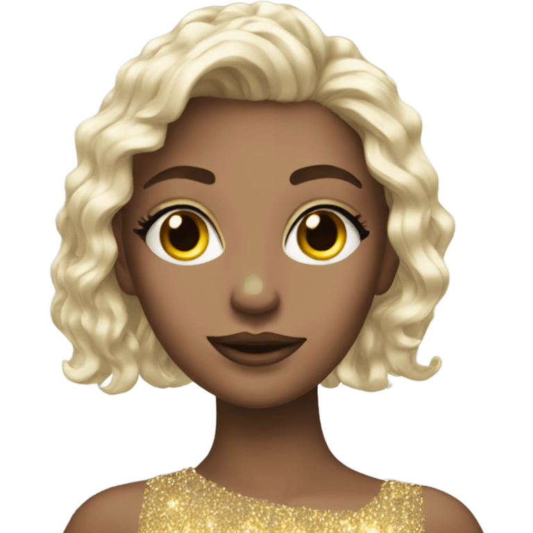 sparkly model  emoji