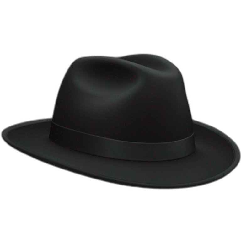 black hat emoji