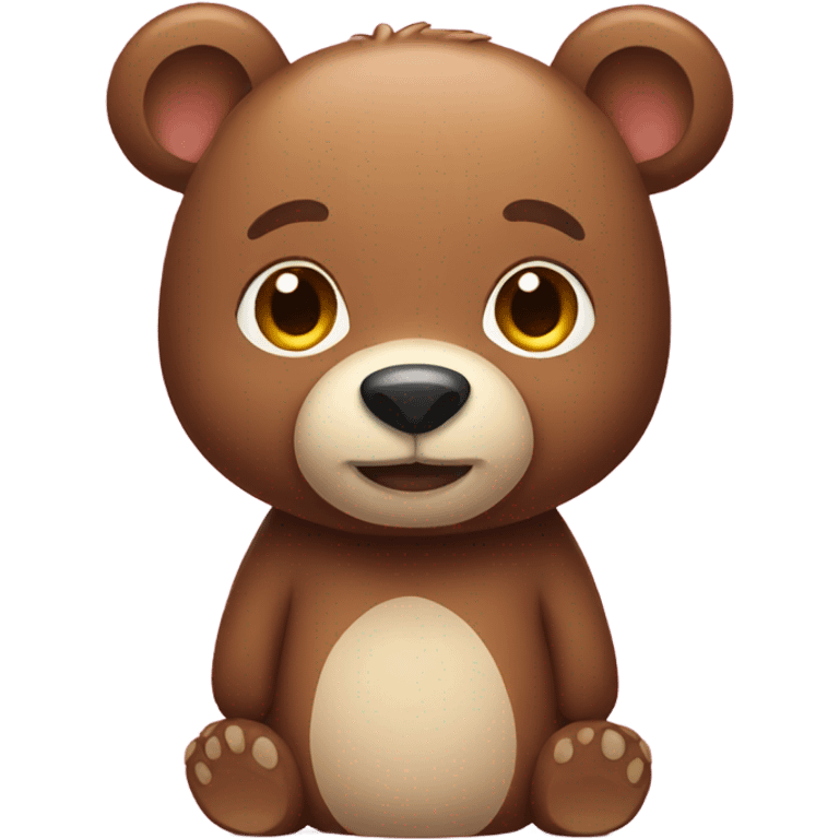 Cute bear emoji