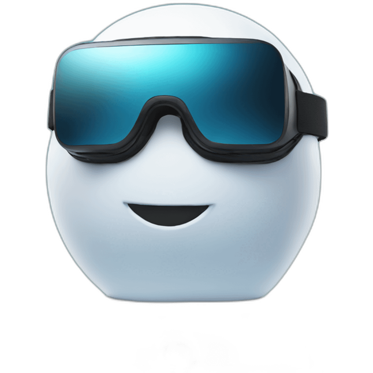 snowman in vr headset emoji