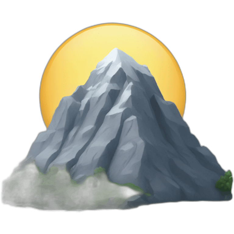 little mountain emoji