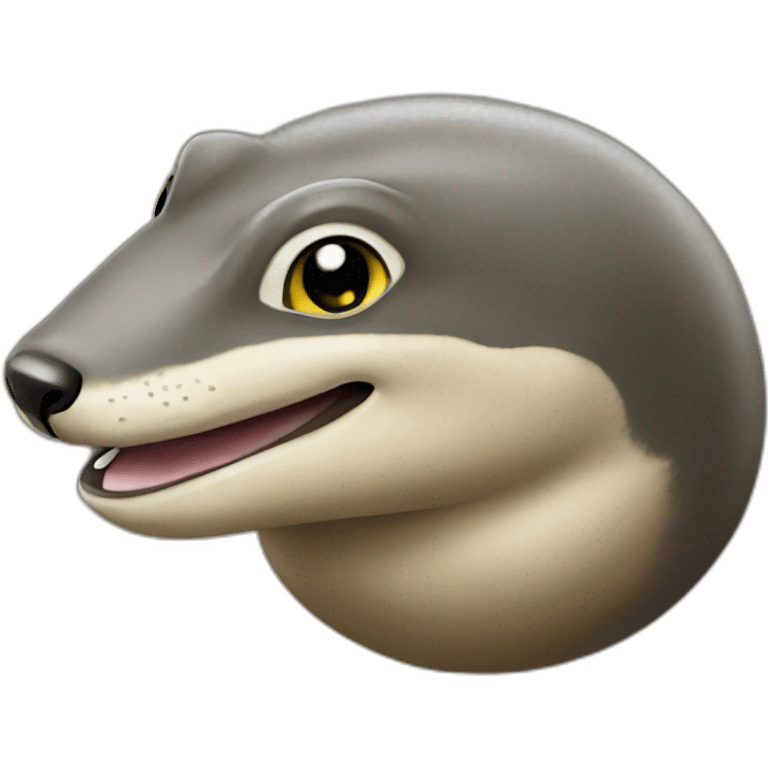 Tortu sur loutre emoji