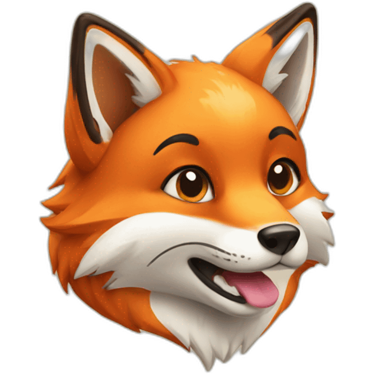 Cute fox emoji