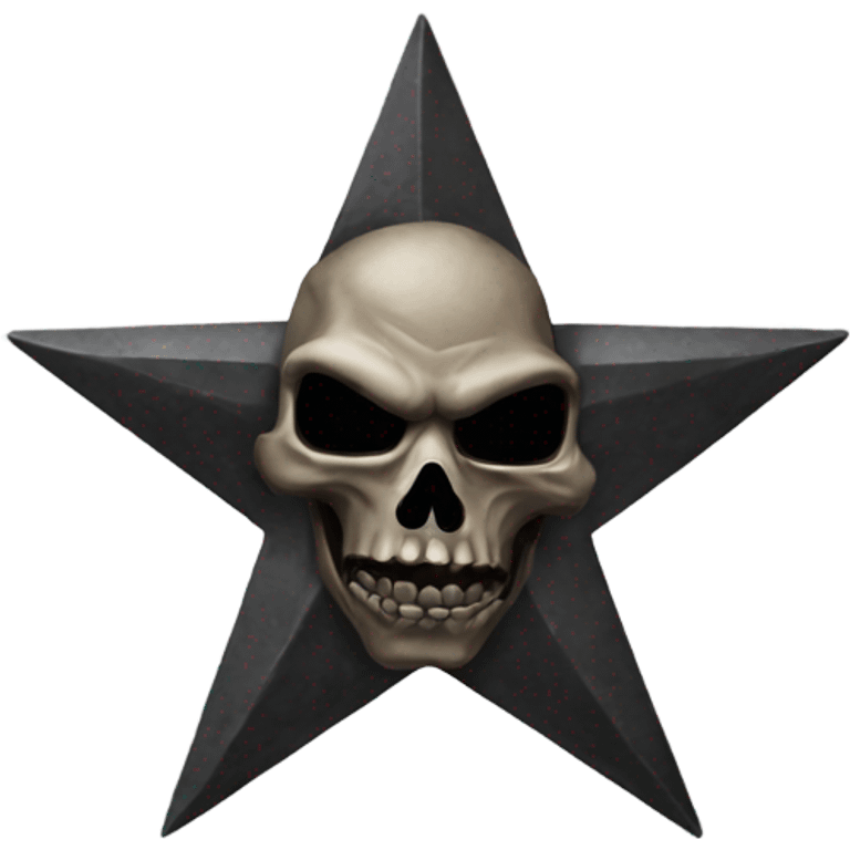 a death metal star emoji