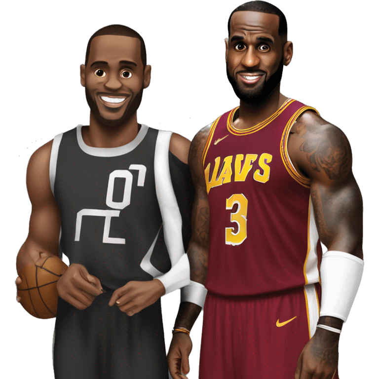 P diddy and lebron james emoji