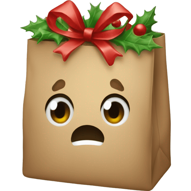 Christmas bag emoji