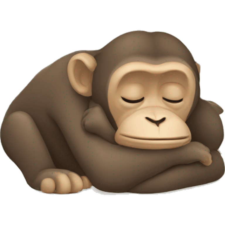 Un singe en dormant  emoji