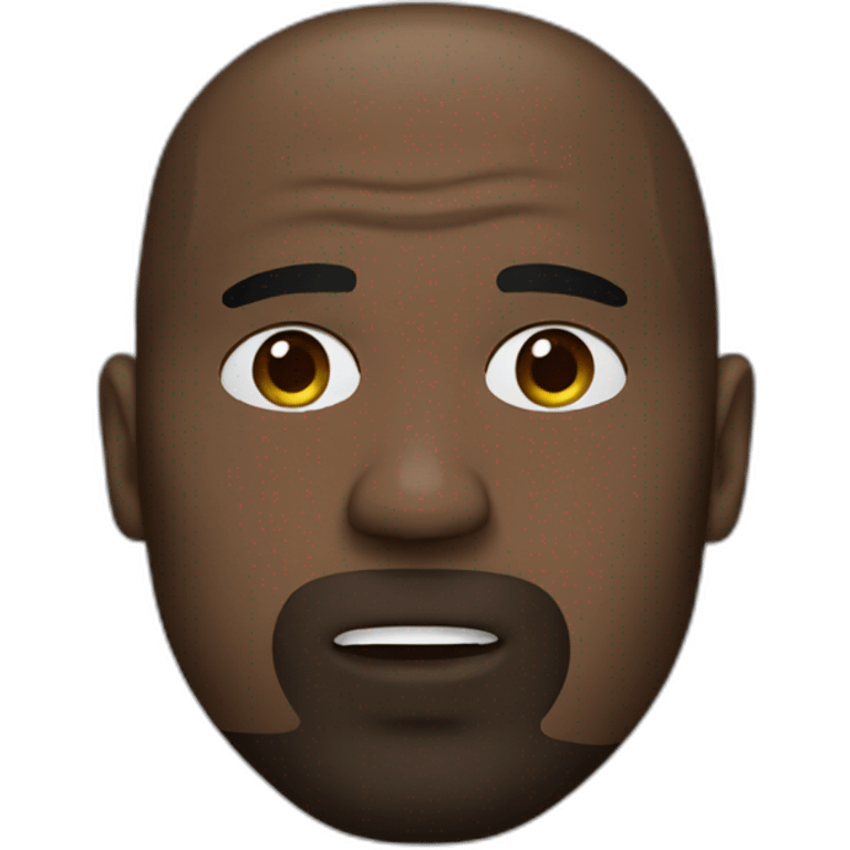 Kanye wearing Jason mask emoji