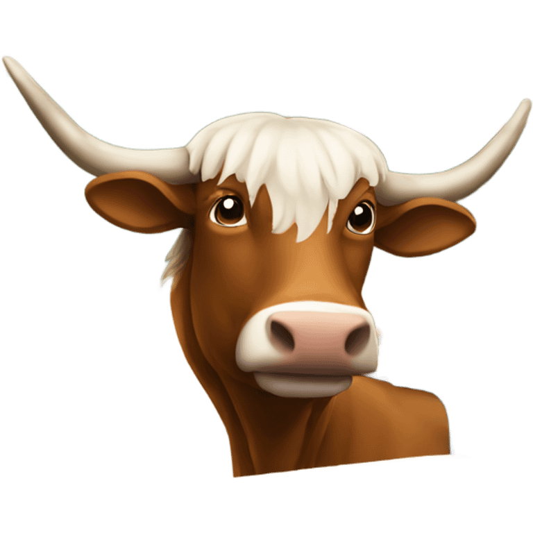 Bevo in a class room emoji