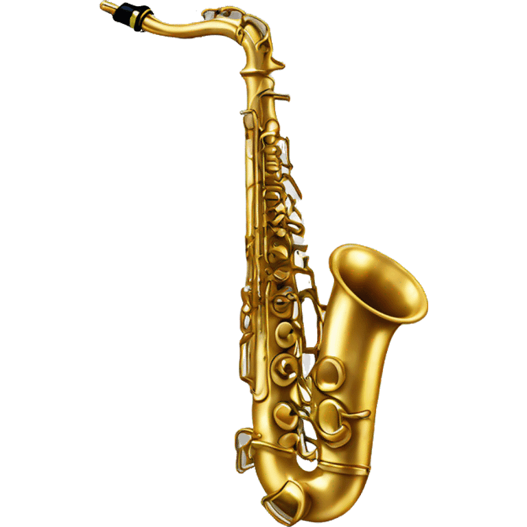 Realistic saxophone  emoji