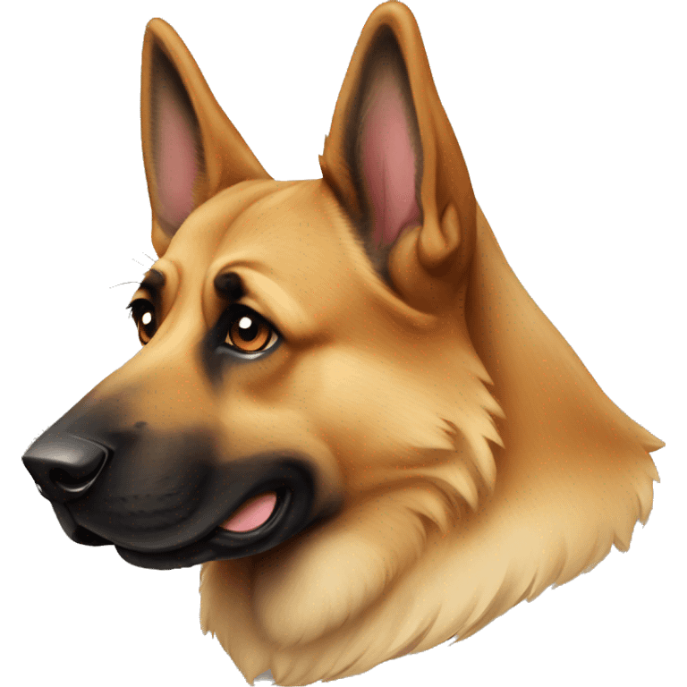 German Shepard dog emoji